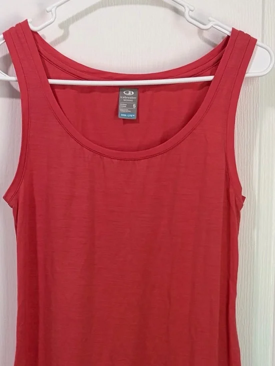 Icebreaker Yanni Cool-Lite Mini Tank Dress In Poppi Red - Picture 6 of 11